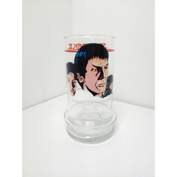Spock Lives Star Trek III The Search For Spock Glass Taco Bell ParamountPictures - Picture 1 of 3